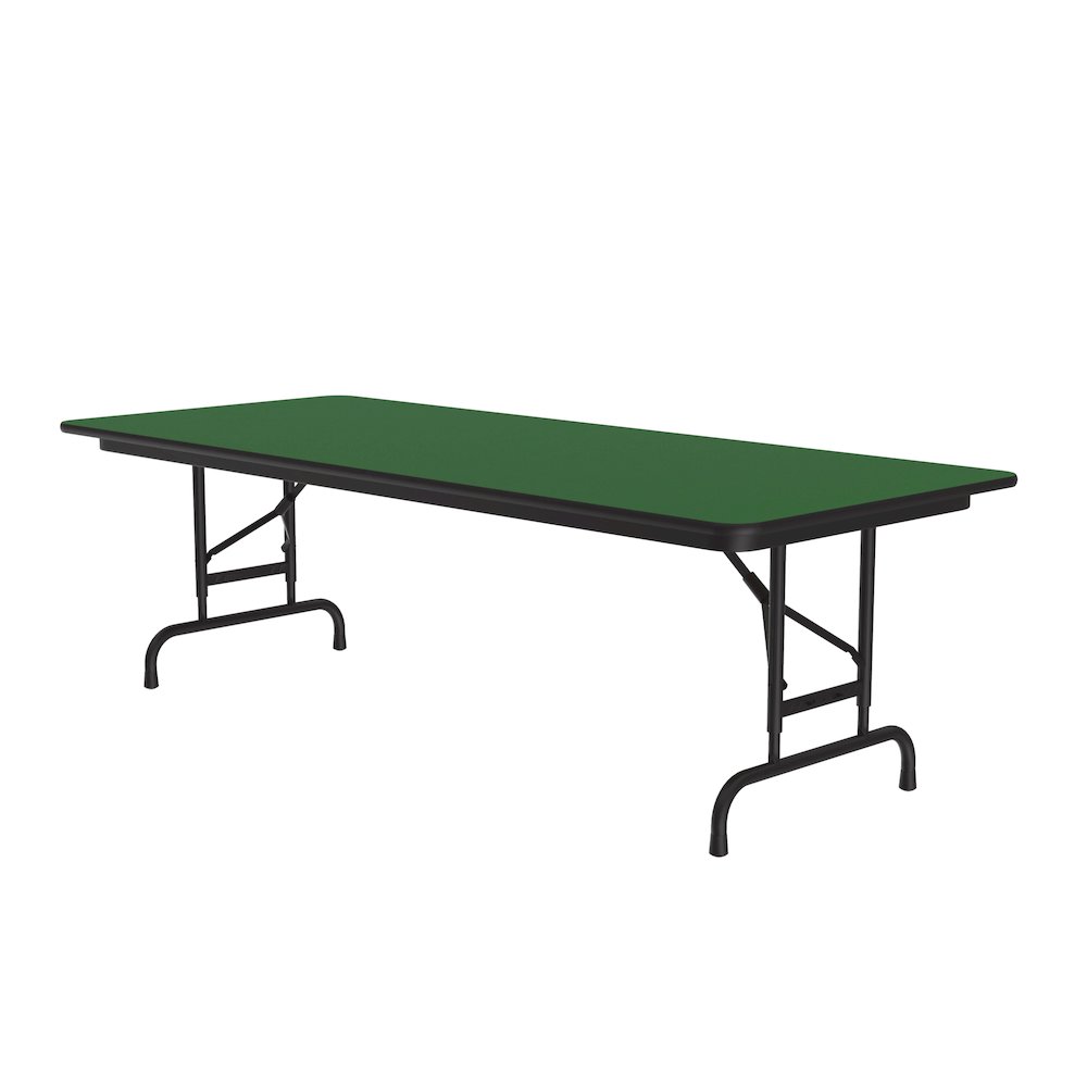 Adjustable Height High Pressure Top Folding Table 30x72". Picture 2