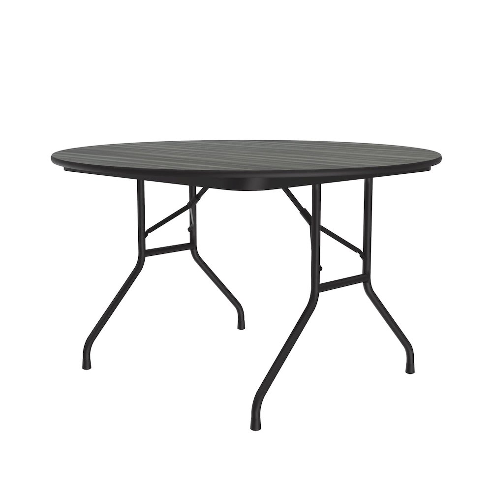 Deluxe High Pressure Top Folding Table 48x48". Picture 1