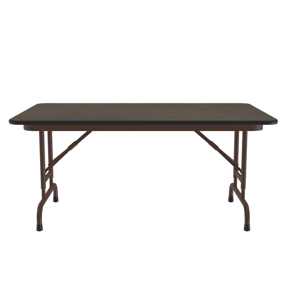 Adjustable Height Econoline Melamine Top Folding Table 30x48". Picture 1