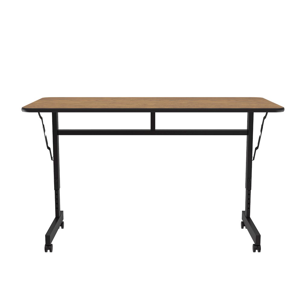 3/4" Thermal Fused Laminate Top Flip Top Table. Picture 8