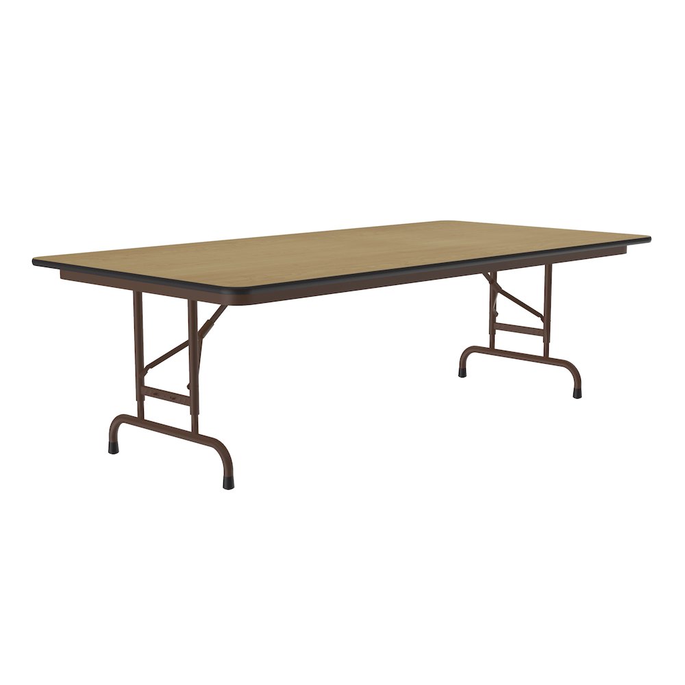 Adjustable Height High Pressure Top Folding Table 36x72". Picture 2