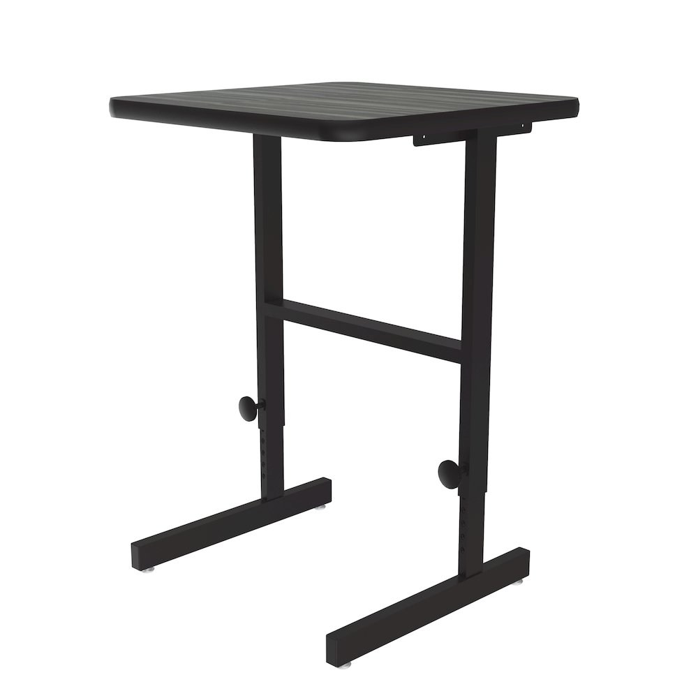 High-Pressure Laminate Top Adjustable Standing  Height Work Station 20x24. Picture 8