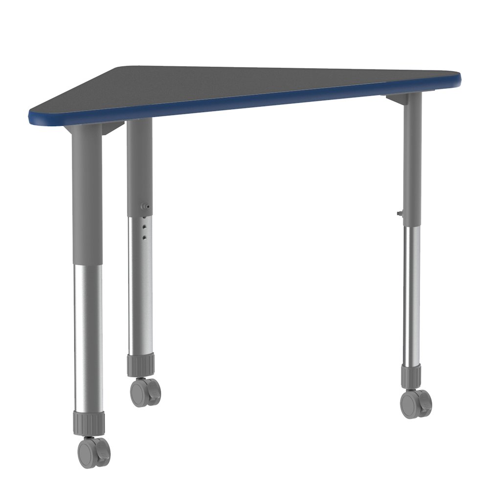 Deluxe High Pressure Collaborative Desk with Casters 41x23". Picture 7