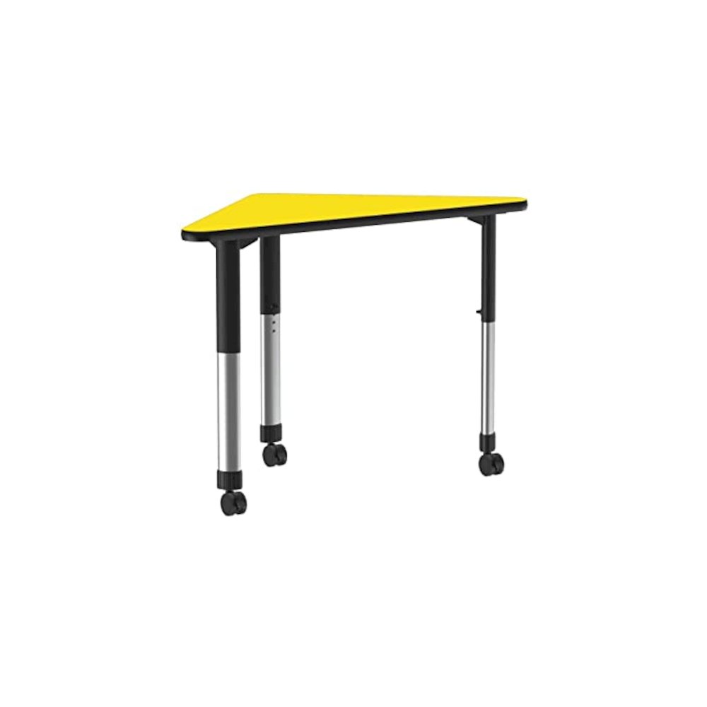 Deluxe High Pressure Collaborative Desk with Casters 41x23". Picture 1