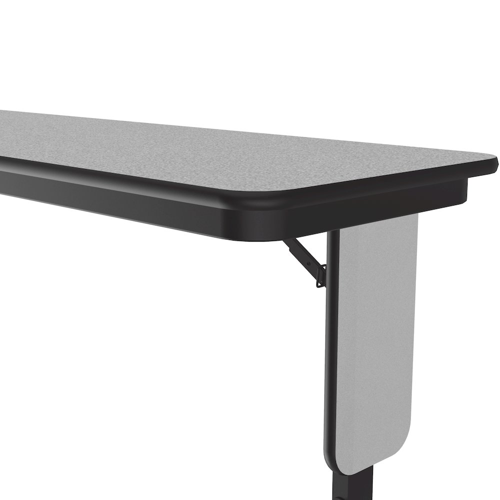 Adjustable Height Deluxe High-Pressure Folding Table with Panel Leg 18x60. Picture 2