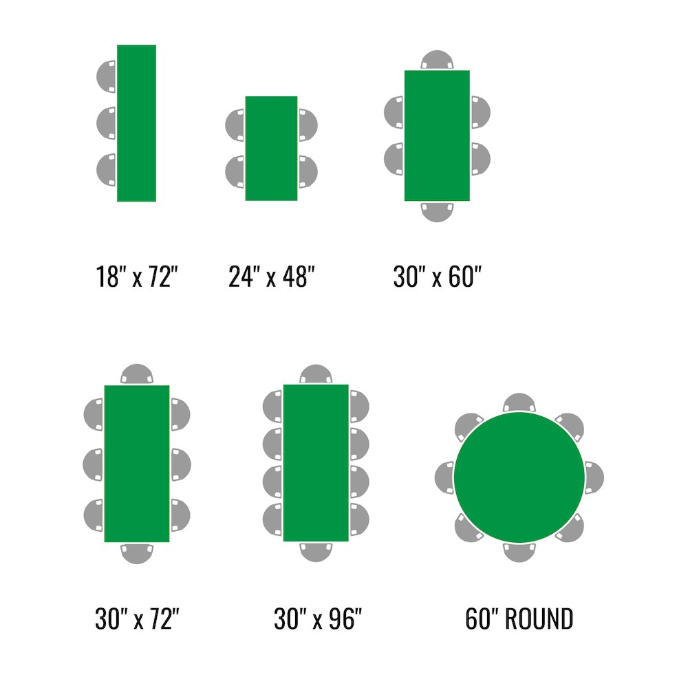 Commercial Blow-Molded Plastic Folding Table30x60". Picture 20