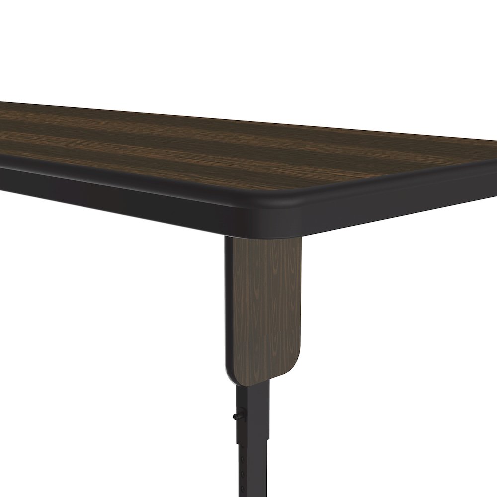 Adjustable Height Deluxe High-Pressure Folding Table with Panel Leg 24x72. Picture 5