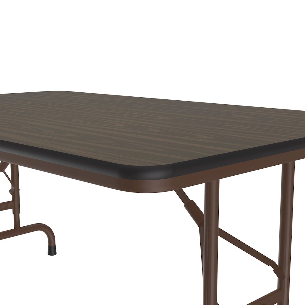 Adjustable Height Thermal Fused Laminate Top Folding Table 30x48". Picture 6