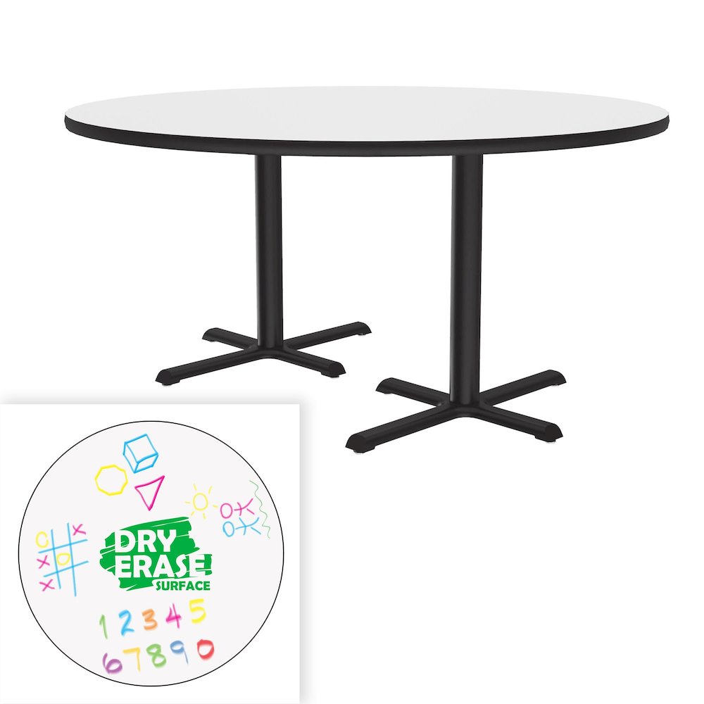 Markerboard-Dry Erase Table Height Café and Breakroom Table 60x60. Picture 4