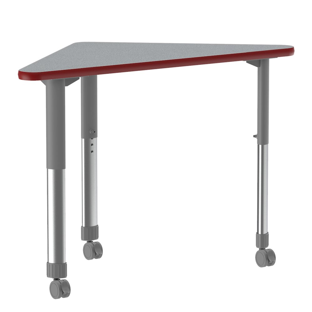 Deluxe High Pressure Collaborative Desk with Casters 41x23". Picture 7