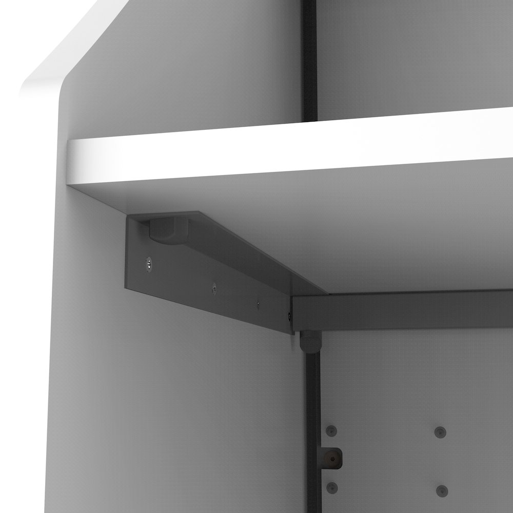 Straight Reception Station, White. Picture 5