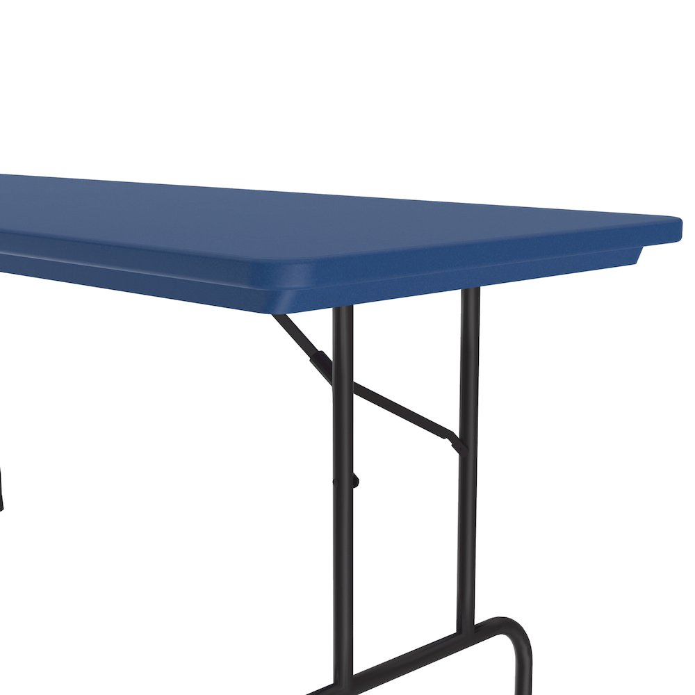 Commercial Blow-Molded Plastic Folding Table30x72". Picture 5