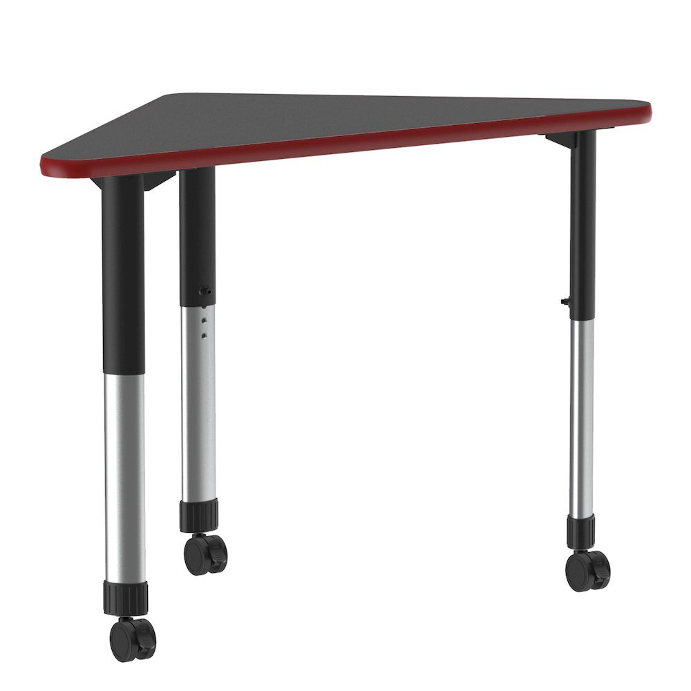 Deluxe High Pressure Collaborative Desk with Casters 41x23". Picture 7