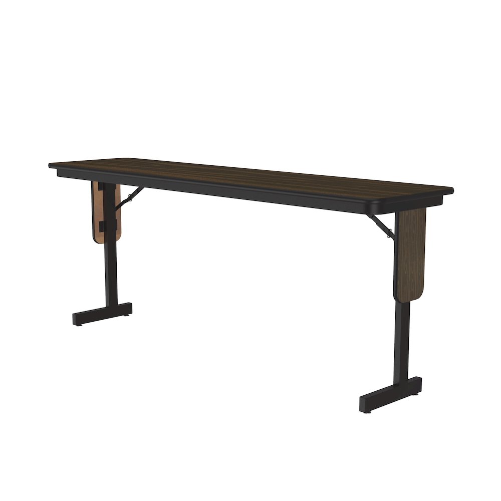 Deluxe High-Pressure Folding Seminar Table with Panel Leg 18x60". Picture 5