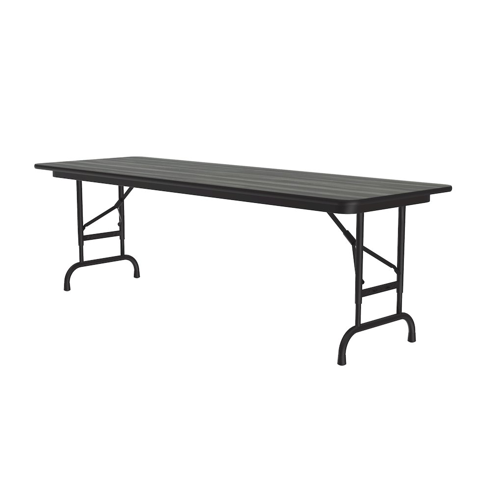Adjustable Height High Pressure Top Folding Table 24x72". Picture 2
