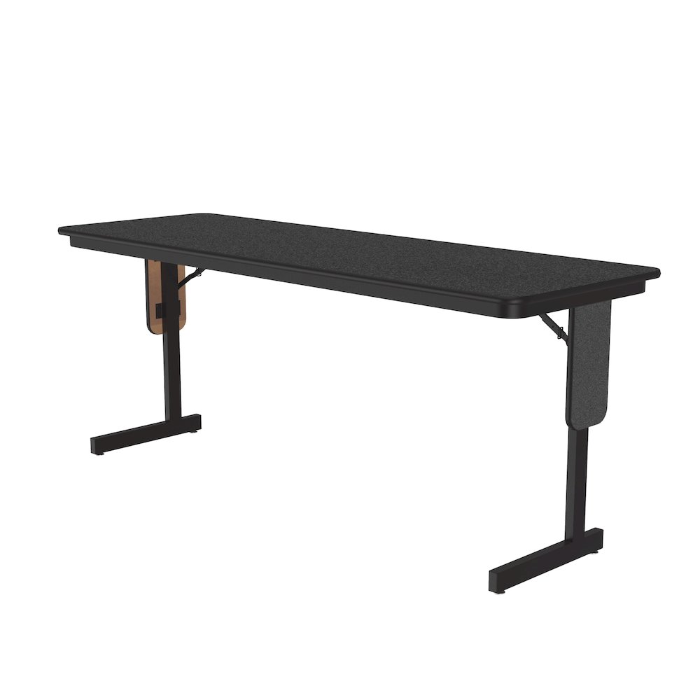 Deluxe High-Pressure Folding Seminar Table with Panel Leg 24x72". Picture 5