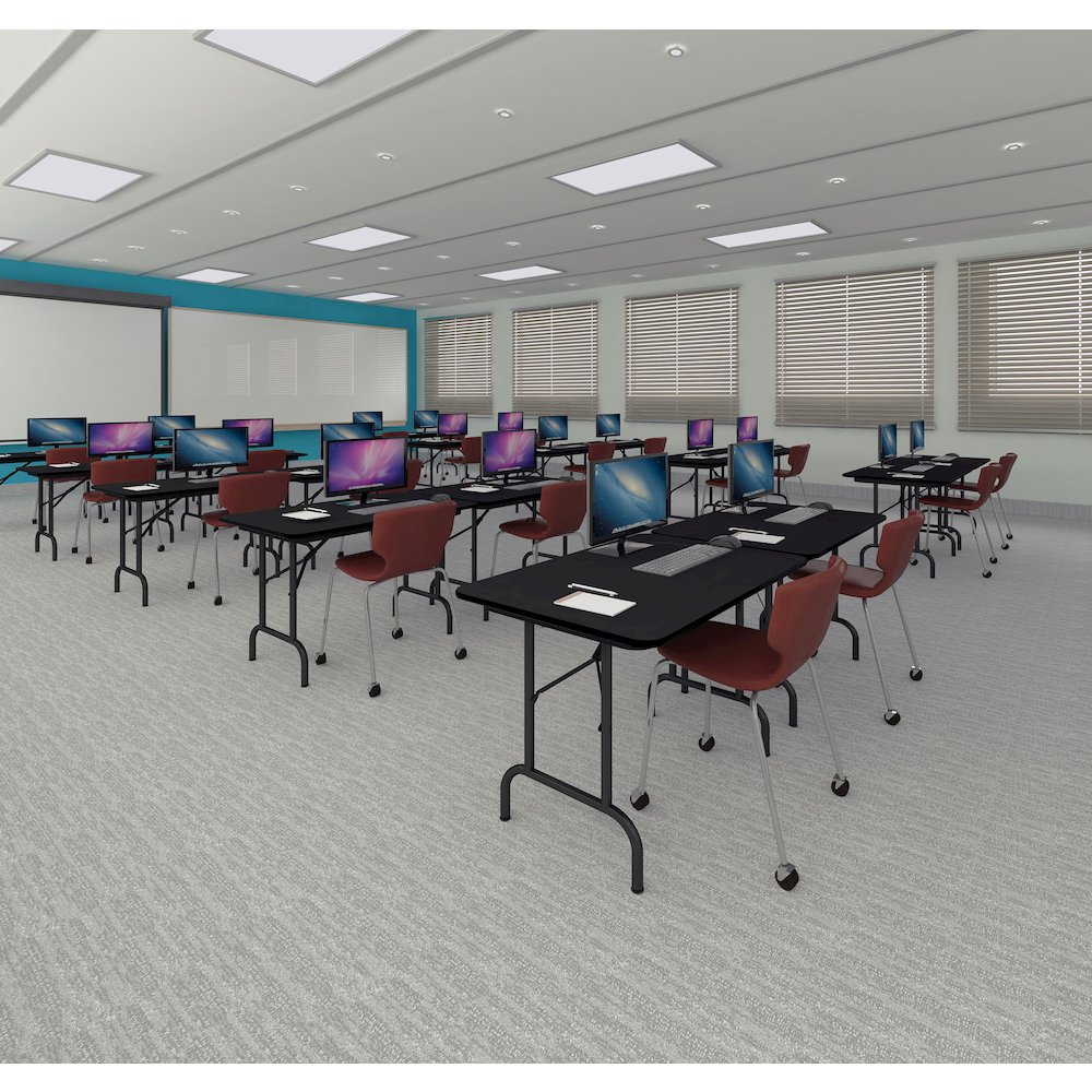 Econoline Melamine Top Folding Table 30x96". Picture 21