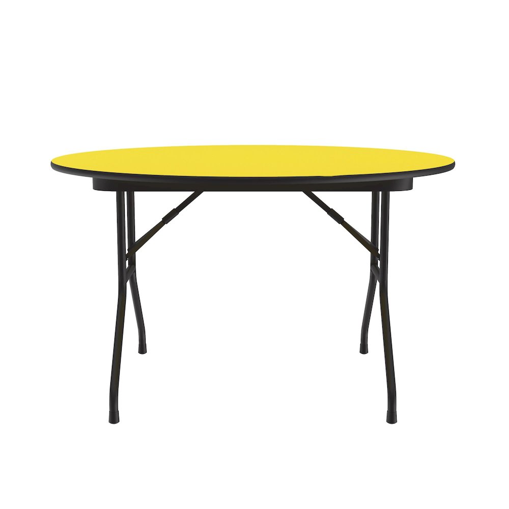 Deluxe High Pressure Top Folding Table 48x48". Picture 6