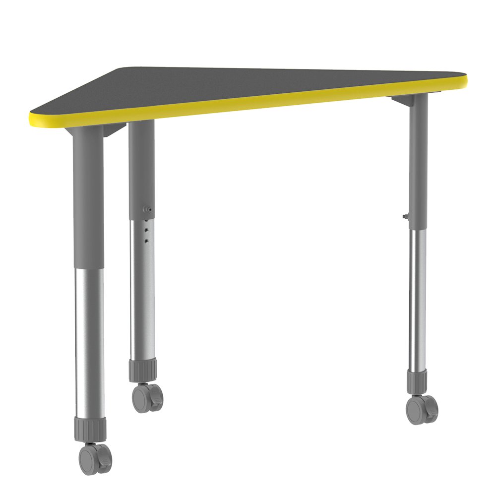 Deluxe High Pressure Collaborative Desk with Casters 41x23". Picture 9
