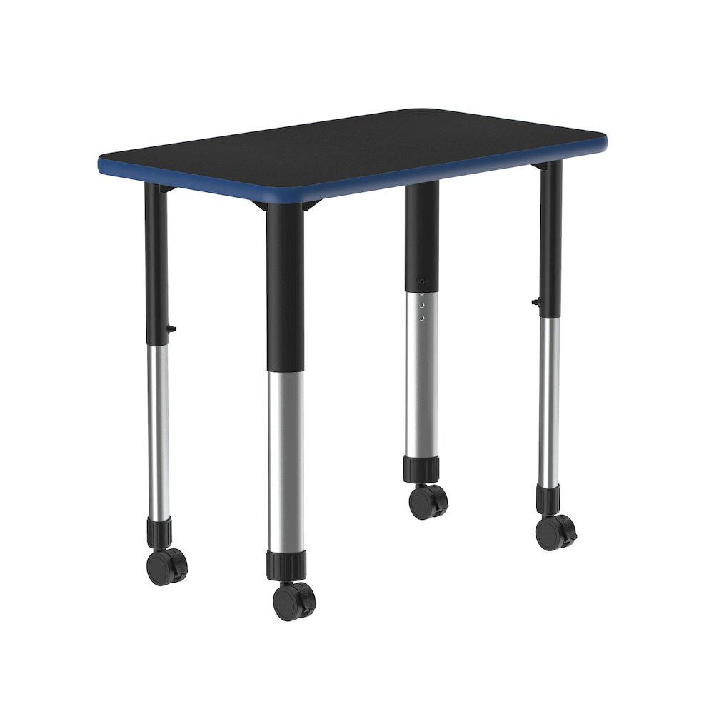 Deluxe High Pressure Collaborative Desk with Casters 34x20". Picture 7