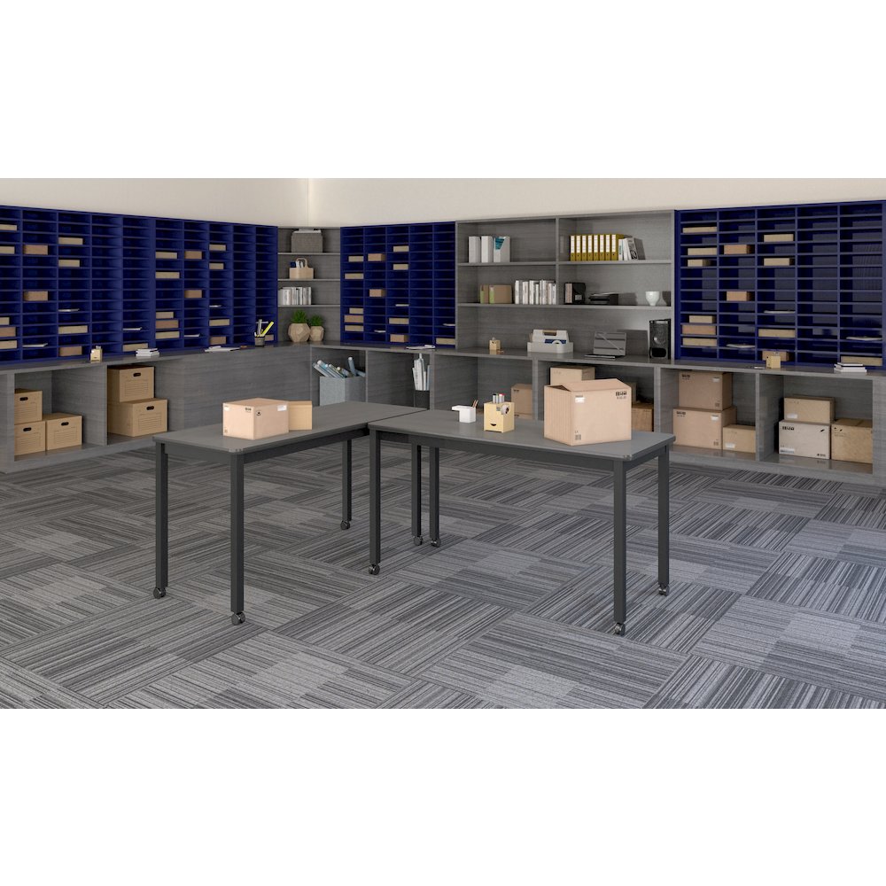 Deluxe High-Pressure Library Table 24x72". Picture 20