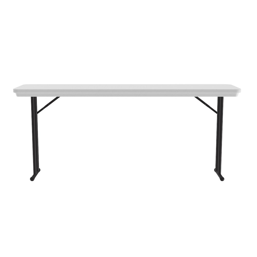 Correctional Tamper-Resistant Blow-Molded Plastic Folding Table 18x72. Picture 8