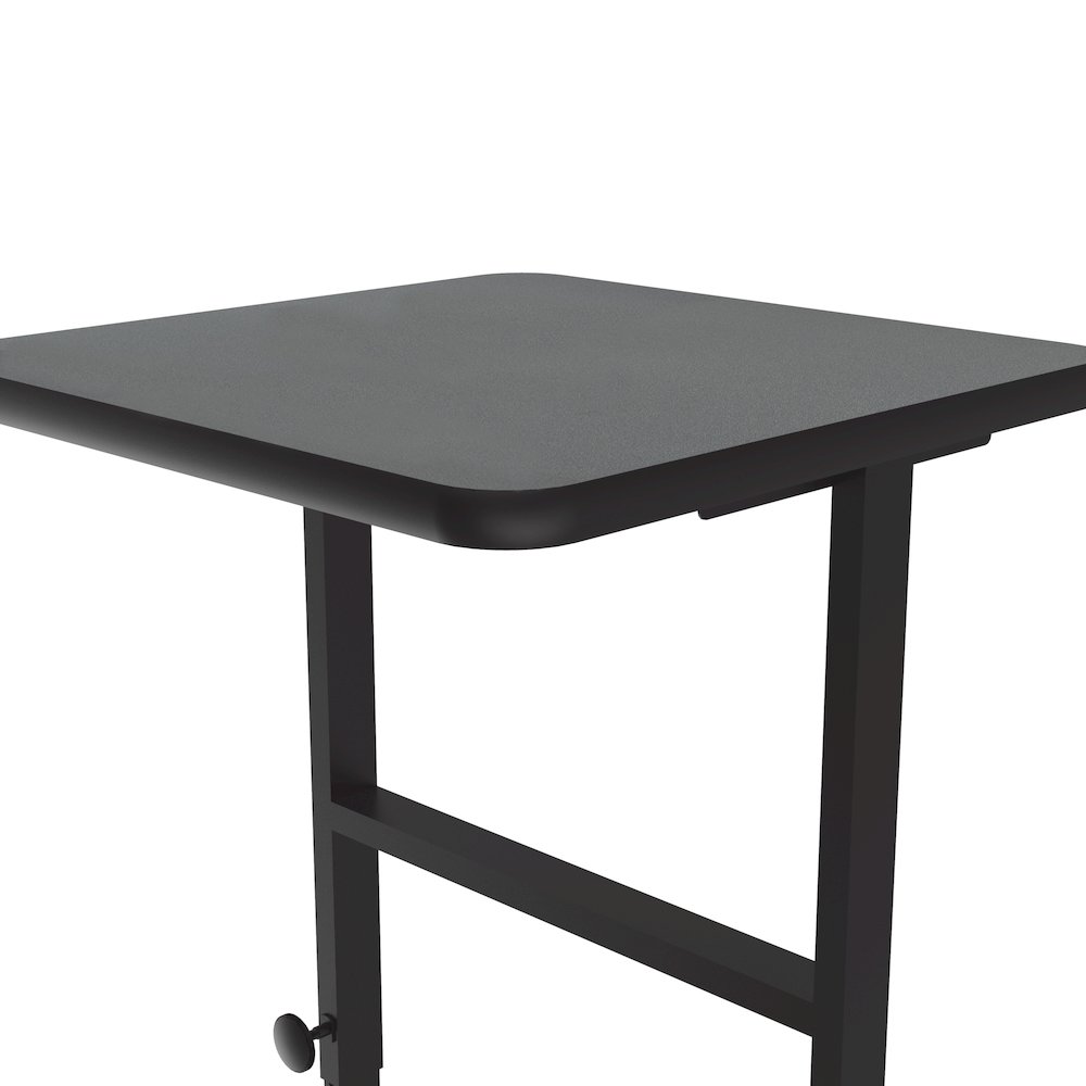 High-Pressure Laminate Top Adjustable Standing  Height Work Station 20x24. Picture 8