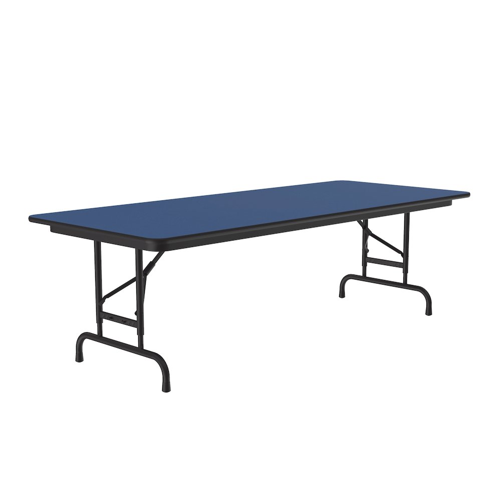 Adjustable Height High Pressure Top Folding Table 30x96". Picture 1