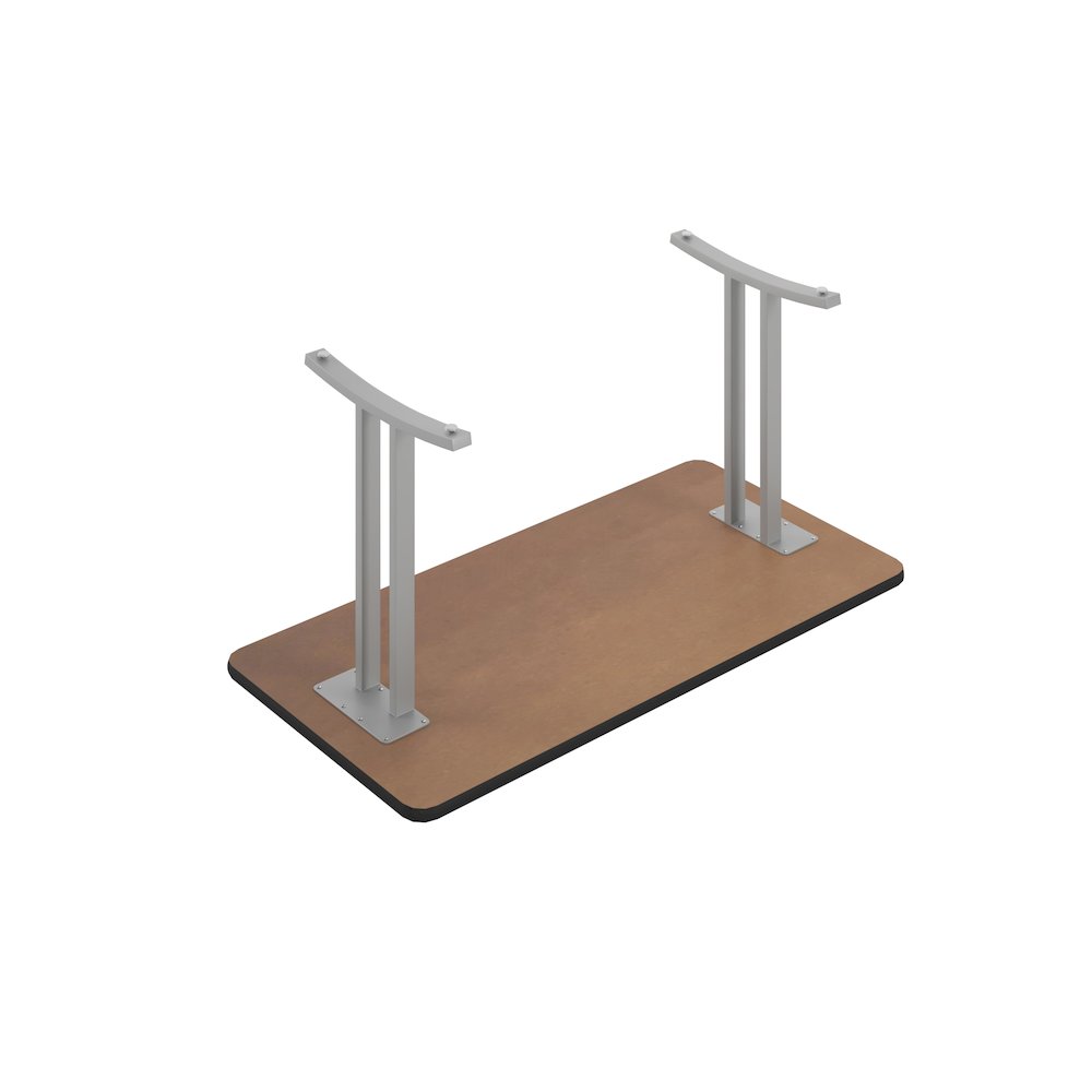 Deluxe High-PressureCurvature Collection Executive Desk / Table 30x60". Picture 11