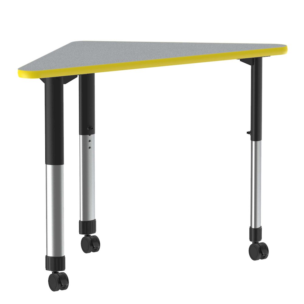 Deluxe High Pressure Collaborative Desk with Casters 41x23". Picture 8