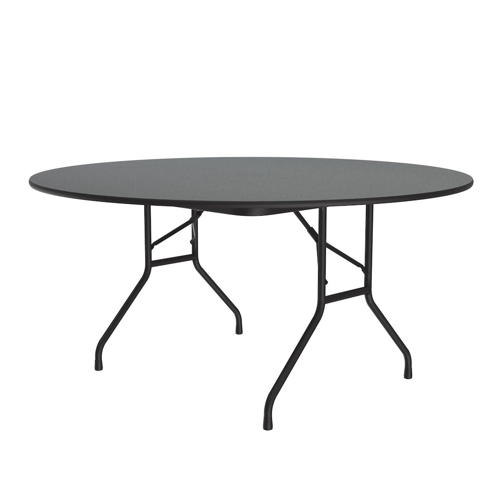 Deluxe High Pressure Top Folding Table 60x60". Picture 1