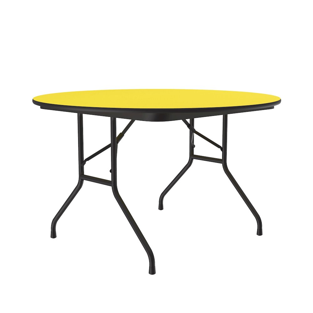 Deluxe High Pressure Top Folding Table 48x48". Picture 2