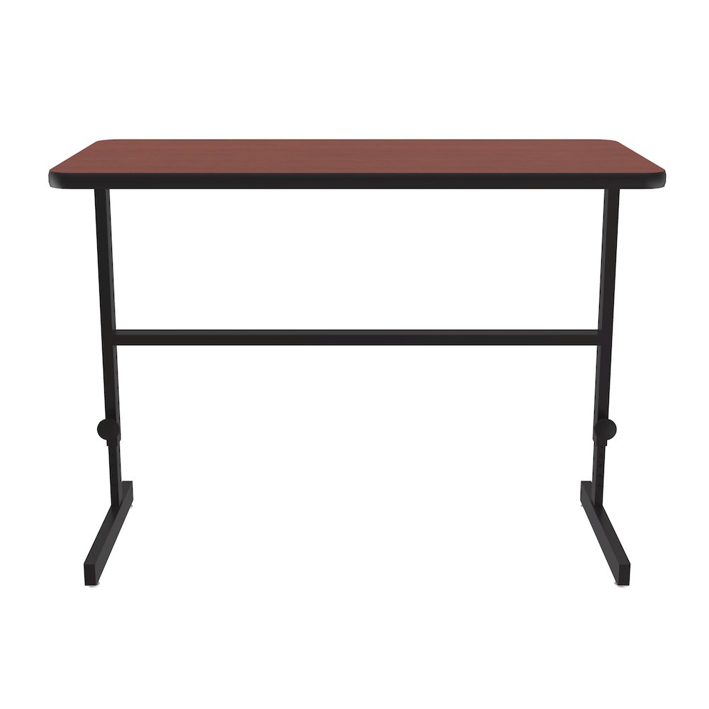 High-Pressure Laminate Top Adjustable Standing  Height Work Station 24x48. Picture 4
