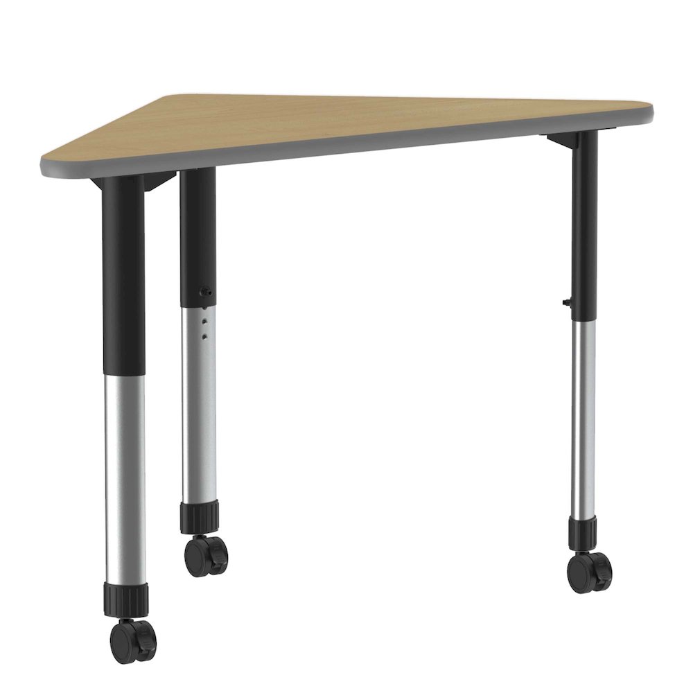 Deluxe High Pressure Collaborative Desk with Casters 41x23". Picture 7