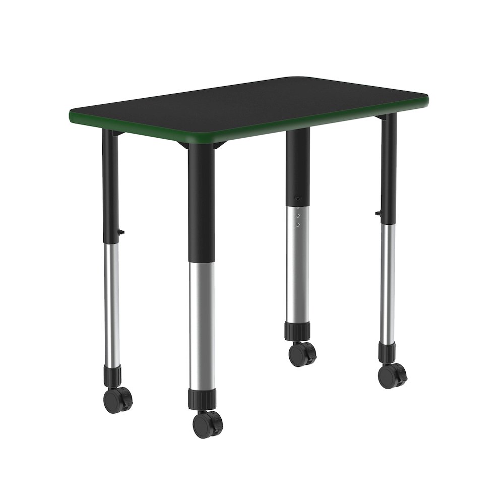 Commercial Lamiante Top Collaborative Desk with Casters 34x20". Picture 9