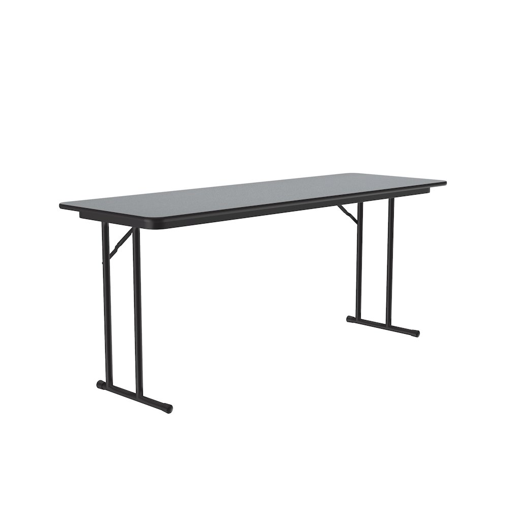 Commercial Laminate Folding Seminar Table with Off-Set Leg 24x96". Picture 1