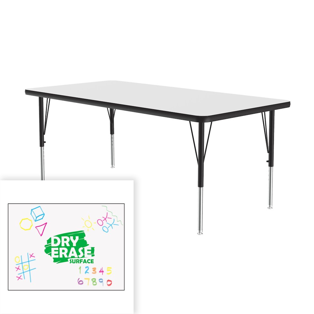 Markerboard-Dry Erase  Deluxe High Pressure TopActivity Tables 30x48". Picture 7