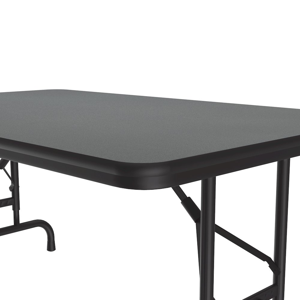 Adjustable Height High Pressure Top Folding Table 30x48". Picture 8