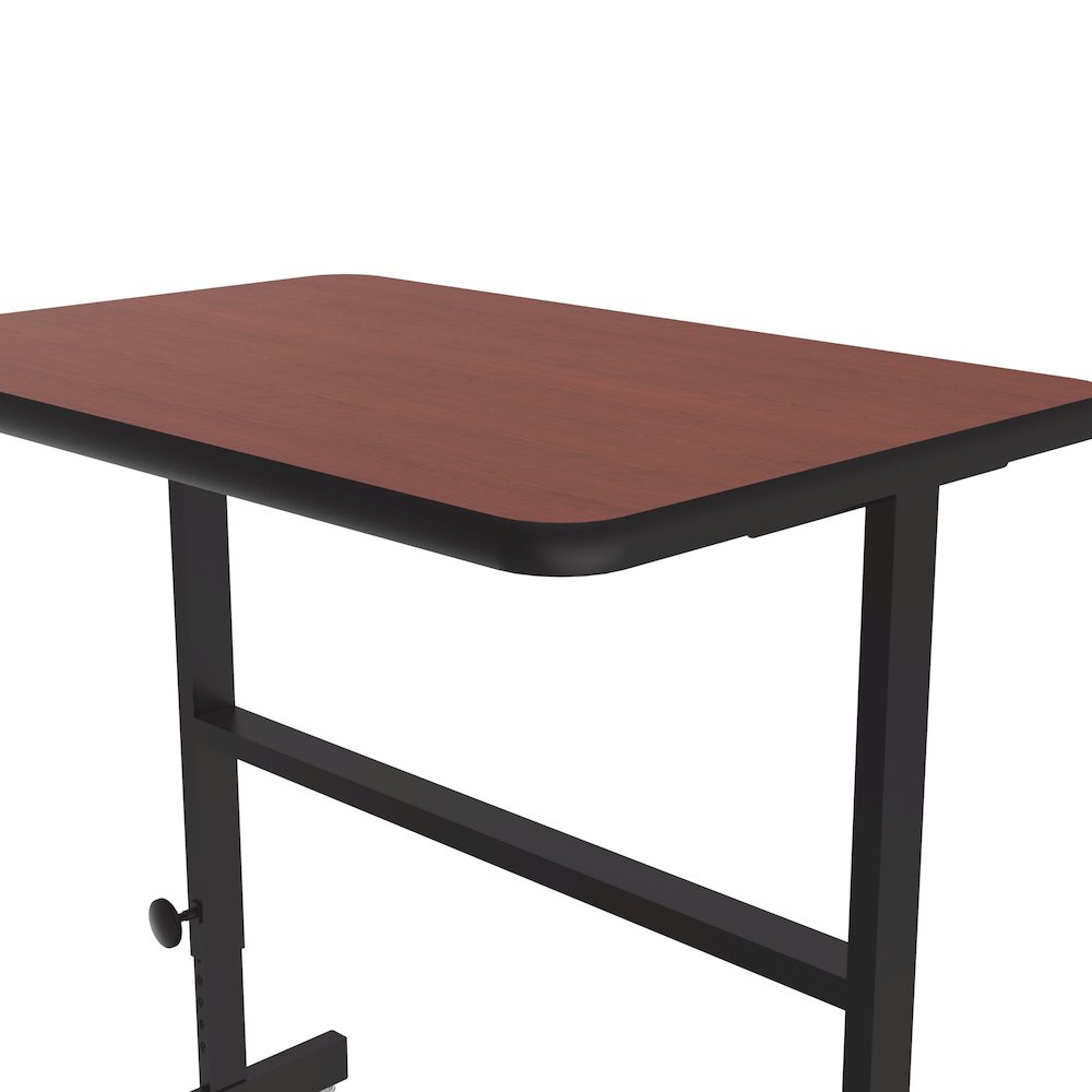 High-Pressure Laminate Top Adjustable Standing  Height Work Station 24x36. Picture 11