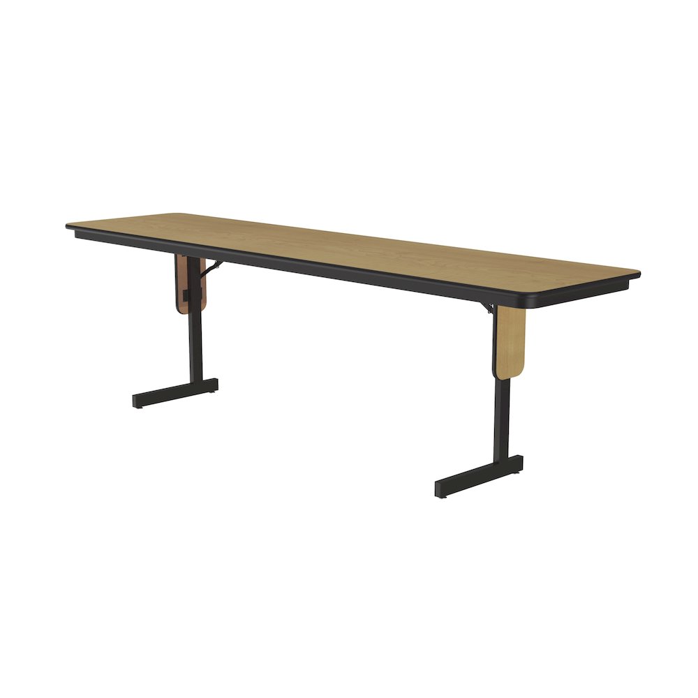 Deluxe High-Pressure Folding Seminar Table with Panel Leg 24x96". Picture 10