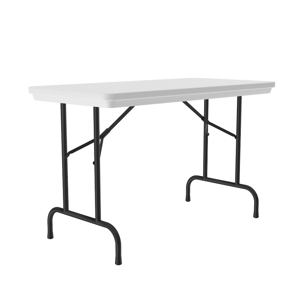 Commercial Blow-Molded Plastic Folding Table 24x48". Picture 8