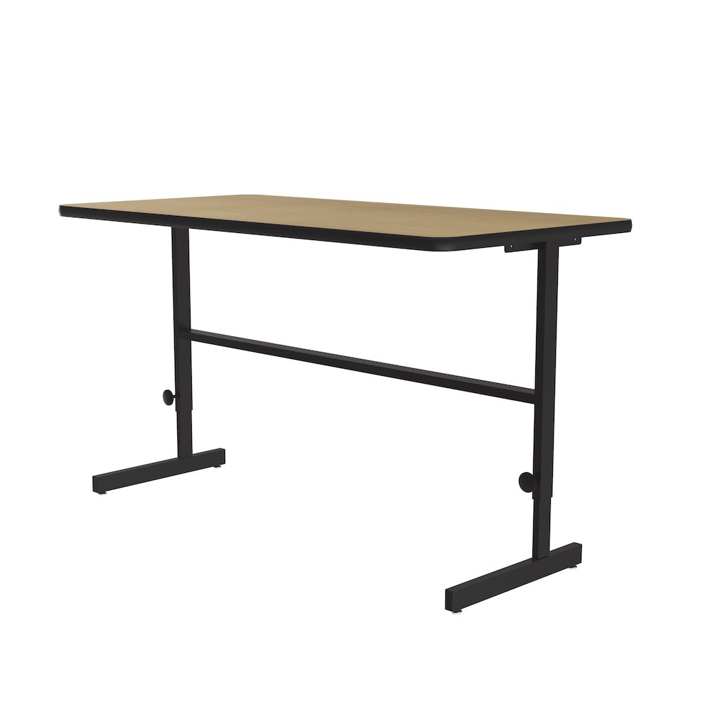 High-Pressure Laminate Top Adjustable Standing  Height Work Station 30x60. Picture 4
