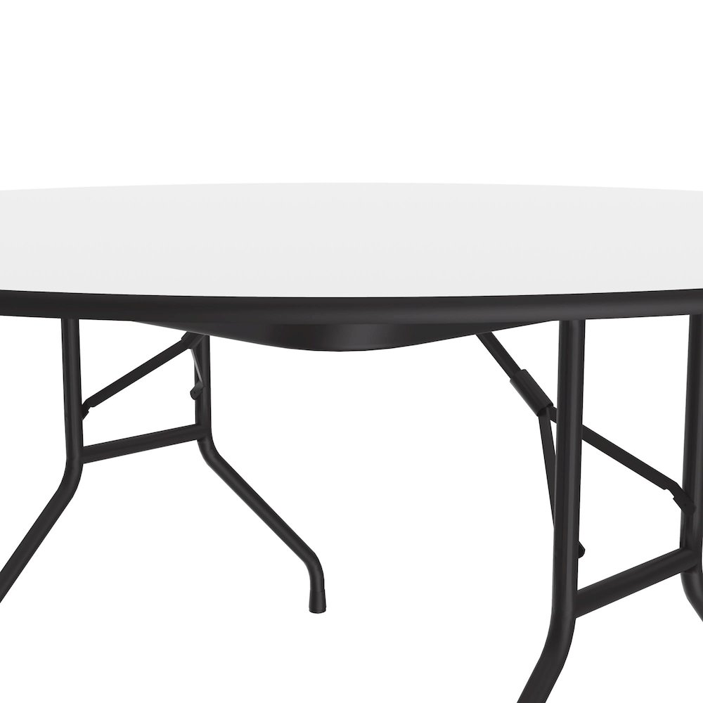 Deluxe High Pressure Top Folding Table 60x60". Picture 4