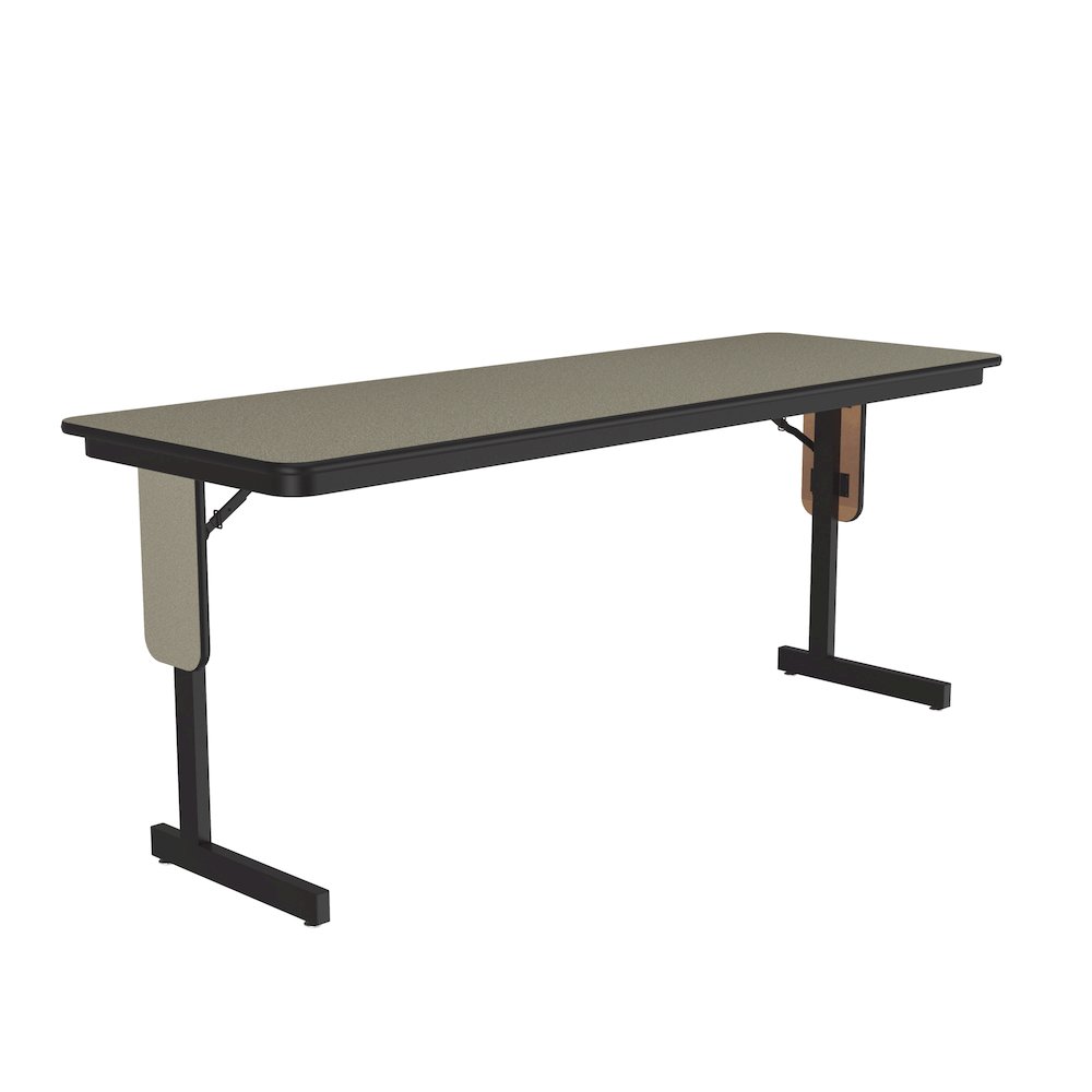 Deluxe High-Pressure Folding Seminar Table with Panel Leg 24x72". Picture 9