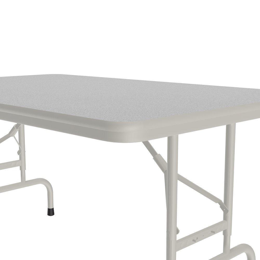 Adjustable Height Econoline Melamine Top Folding Table 30x48". Picture 5