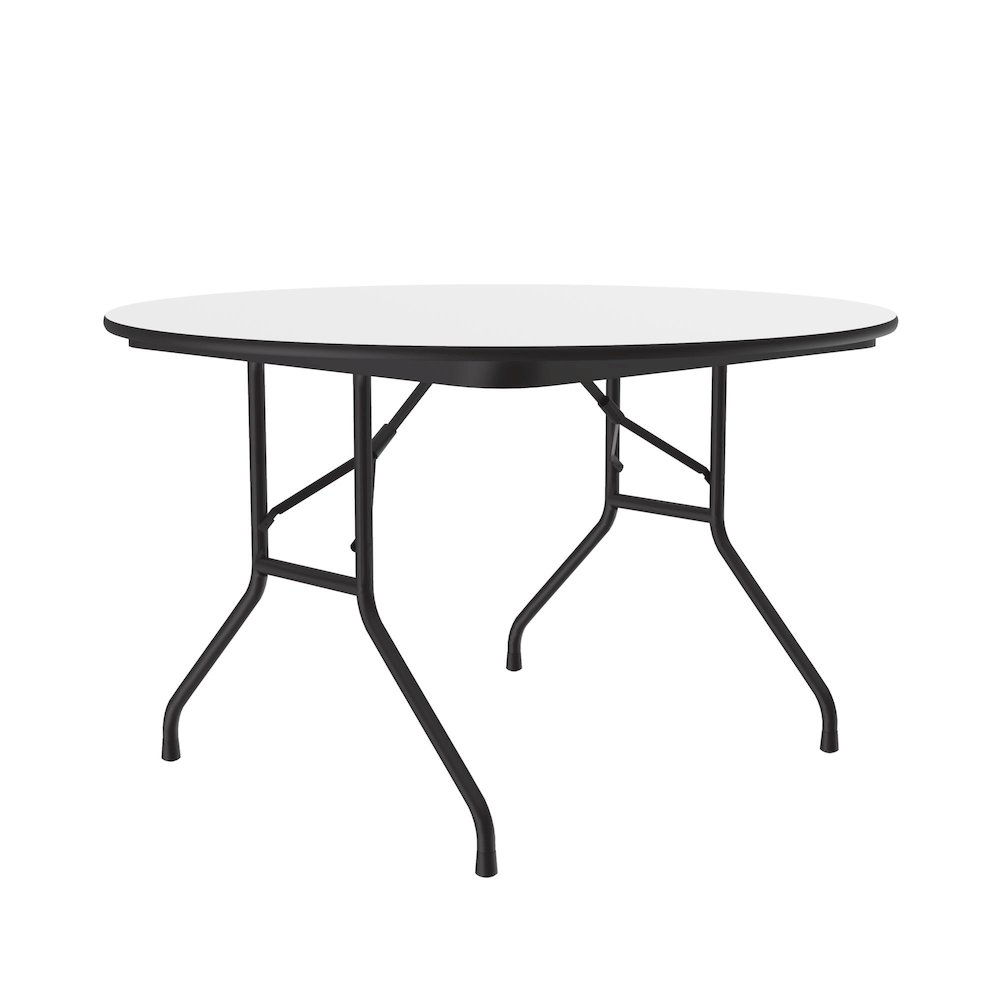 Deluxe High Pressure Top Folding Table 48x48". Picture 8