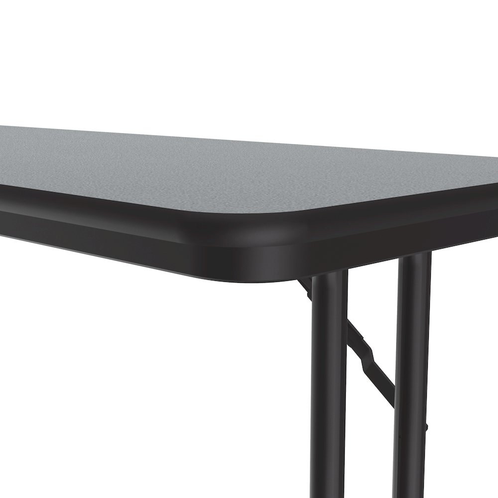 Deluxe High-Pressure Folding Seminar Table with Off-Set Leg 18x96". Picture 10