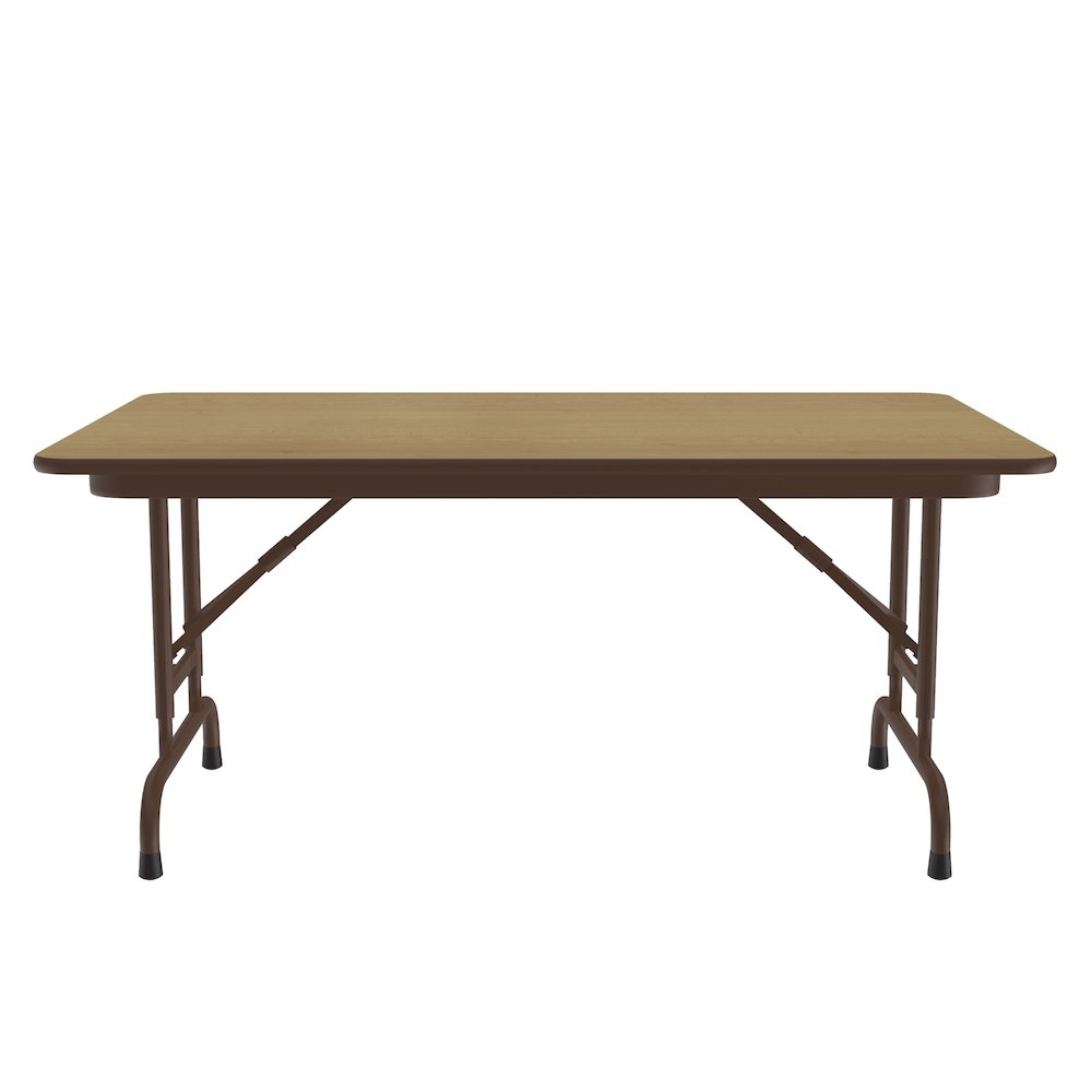 Adjustable Height High Pressure Top Folding Table 30x48". Picture 1