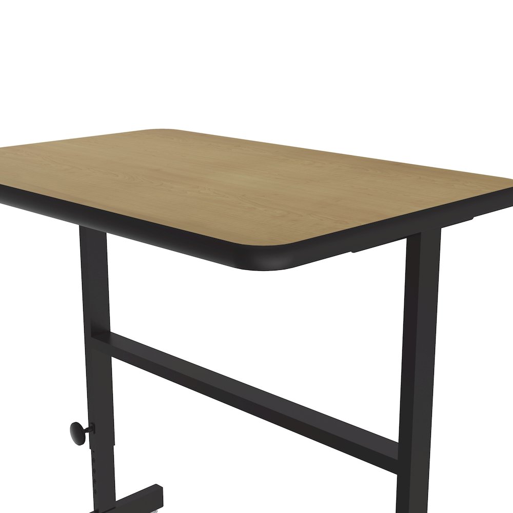 High-Pressure Laminate Top Adjustable Standing  Height Work Station 24x36. Picture 10