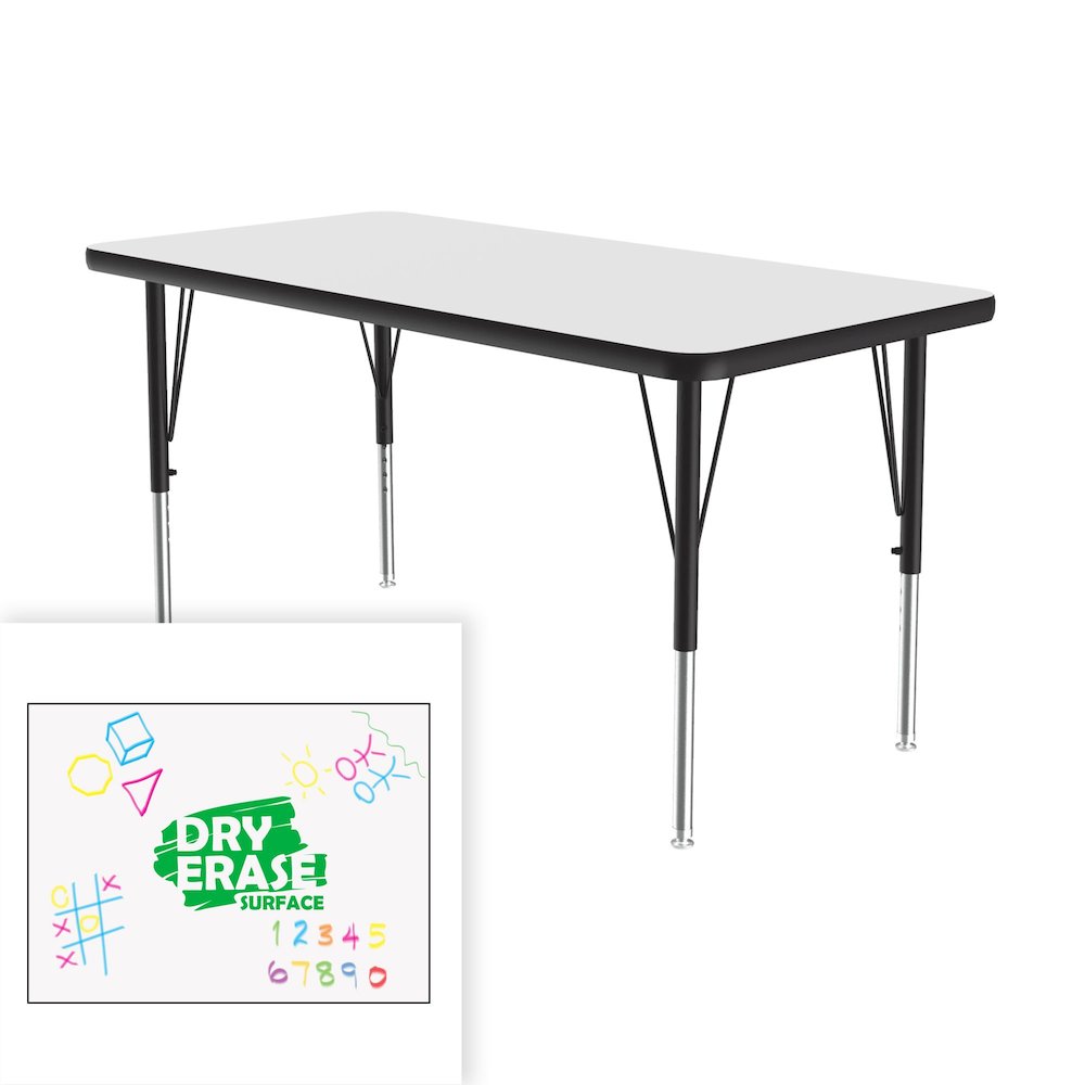 Markerboard-Dry Erase  Deluxe High Pressure TopActivity Tables 24x60". Picture 8